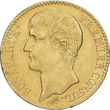 France, Bonaparte Ier Consul, 40 Francs, An 12, Paris, Gold, AU(50-53)