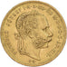Hungary, Franz Joseph I, 8 Forint 20 Francs, 1872, Kormoczbanya, Gold