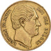 Bélgica, Leopold I, 20 Francs, 20 Frank, 1865, Brussels, Oro, MBC+, KM:23