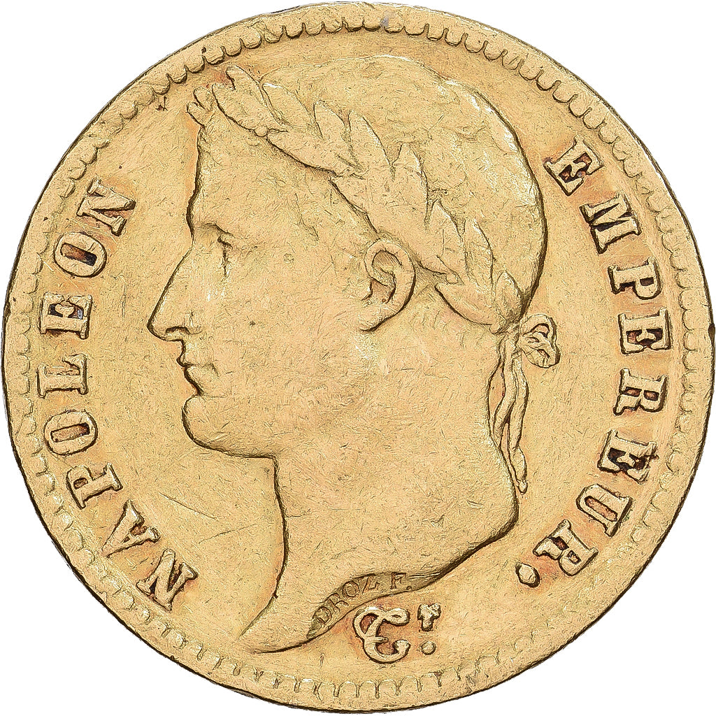 France, Napoléon Ier, 20 Francs, 1813, Paris, Or, TTB+, Gadoury:1025, KM:695.1