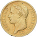 França, Napoleon I, 40 Francs, 1812, Paris, Dourado, EF(40-45), Gadoury:1084