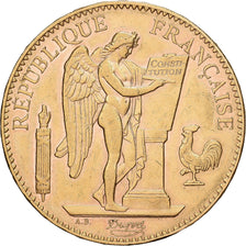 Frankreich, 100 Francs, Génie, 1908, Paris, Gold, SS+, Gadoury:1137a, KM:858