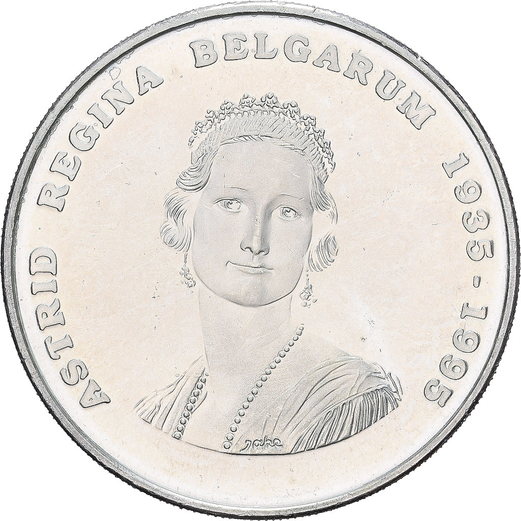 Belgia, Albert II, 250 Francs, 250 Frank, ND (1995), Brussels, Proof, Srebro