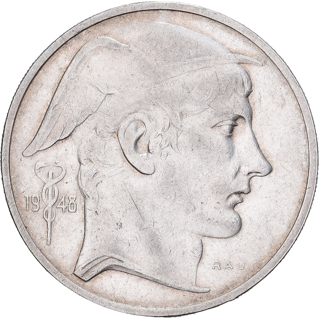 Bélgica, Régence Prince Charles, 50 Francs, 50 Frank, 1948, Brussels, Plata