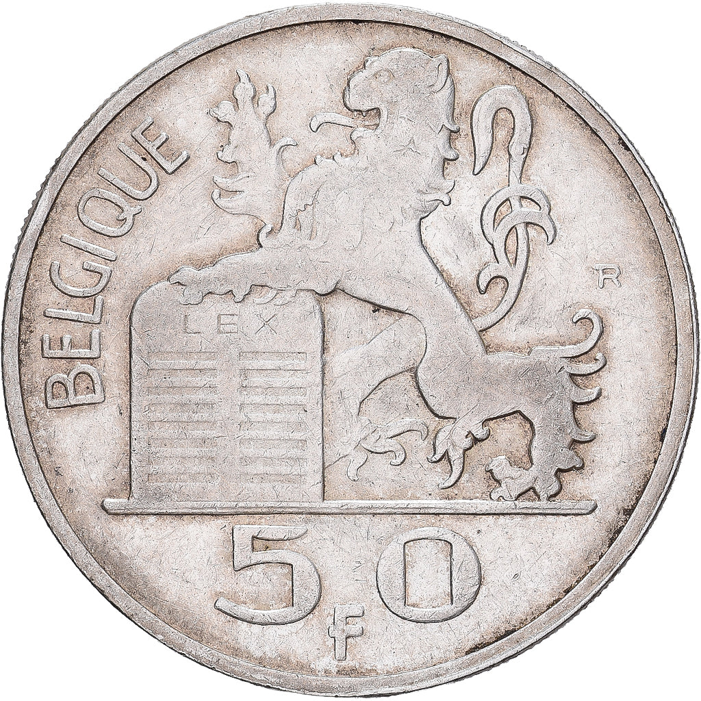 Bélgica, Régence Prince Charles, 50 Francs, 50 Frank, 1948, Brussels, Plata