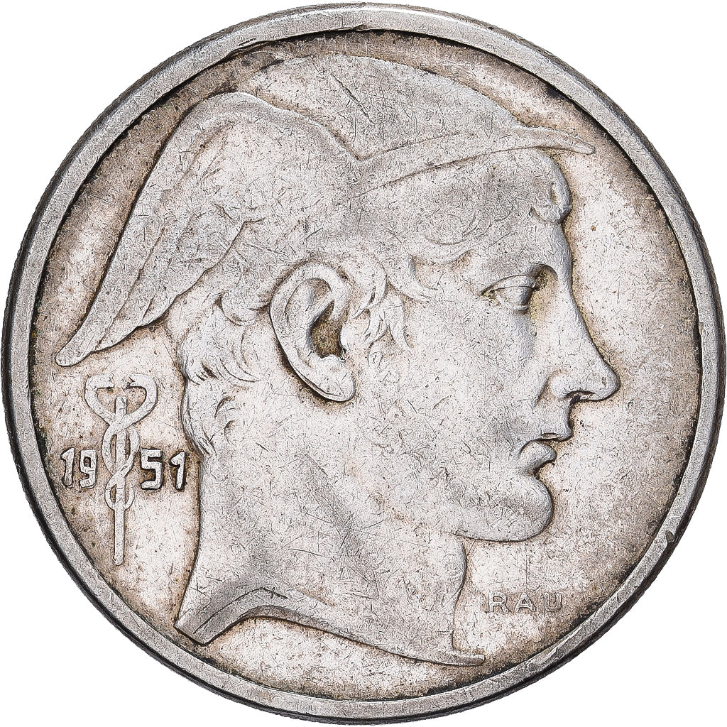 Bélgica, Régence Prince Charles, 50 Francs, 50 Frank, 1951, Brussels, Plata