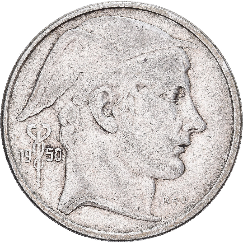 Bélgica, Régence Prince Charles, 50 Francs, 50 Frank, 1950, Brussels, Plata