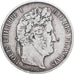 França, Louis Philippe I, 5 Francs, 1846, Lille, Prata, VF(30-35)