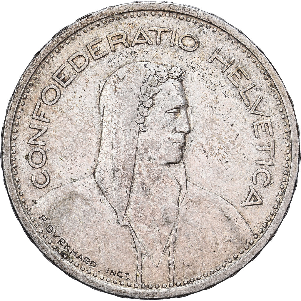 Switzerland, 5 Francs, 1931, Bern, Silver, EF(40-45), KM:40