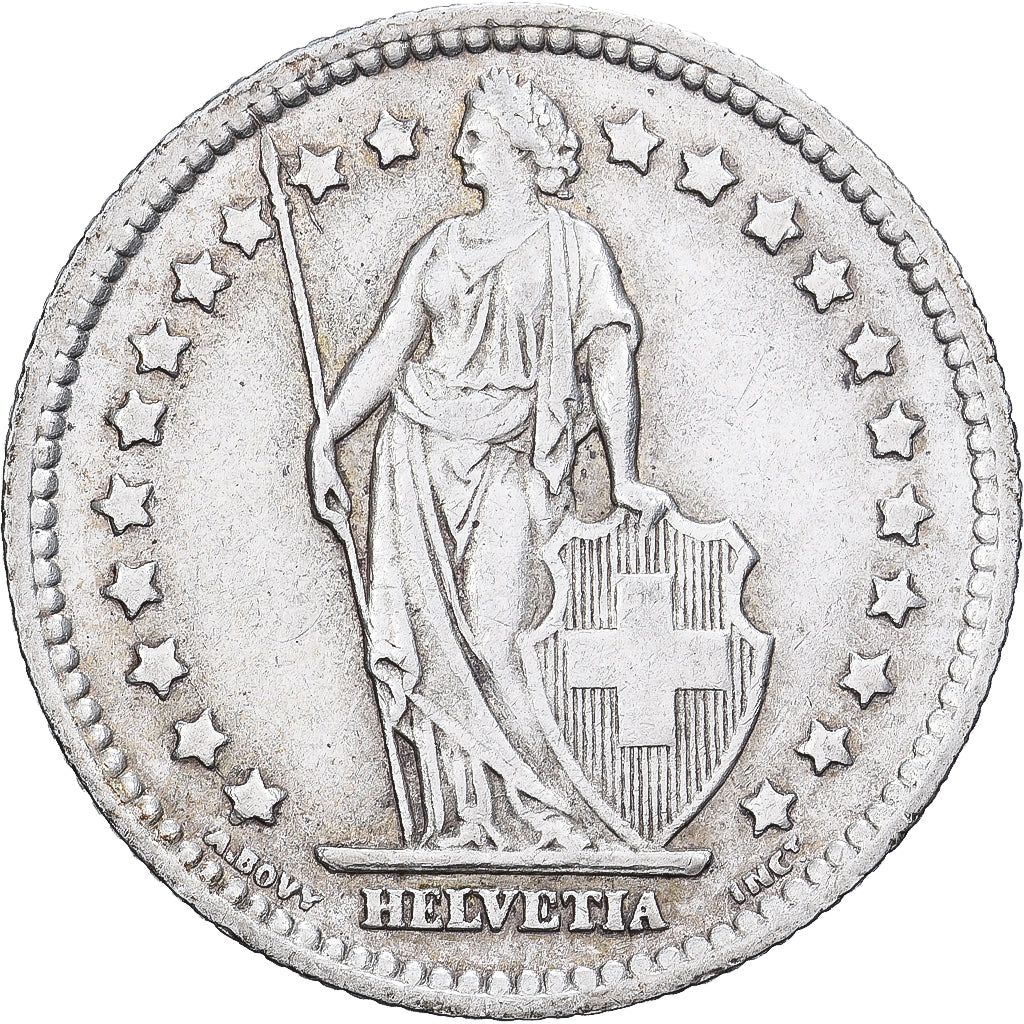 Switzerland, Franc, 1943, Bern, Silver, EF(40-45), KM:24