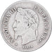 France, Napoléon III, 20 Centimes, 1866, Paris, Argent, TB+, Gadoury:308