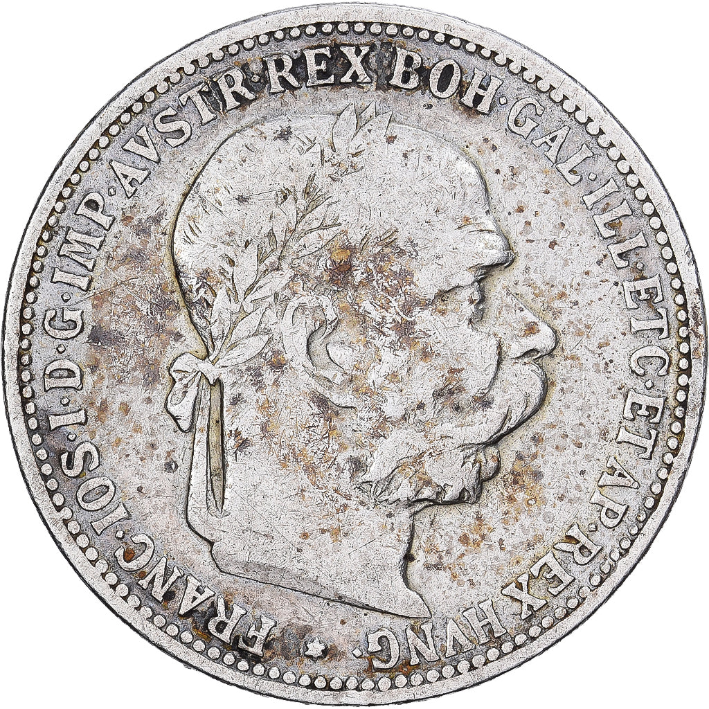Austria, Franz Joseph I, Corona, 1893, Silver, EF(40-45), KM:2804