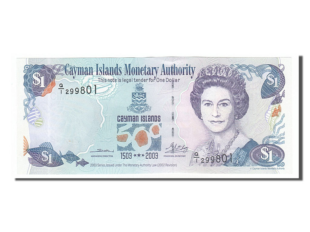 Banknot, Kajmany, 1 Dollar, 2003, UNC(65-70)