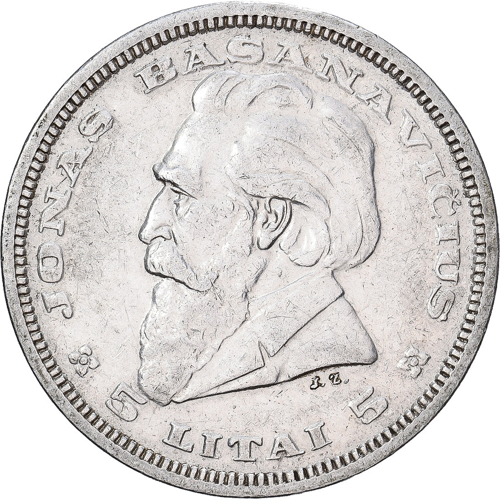 Lituanie, 5 Litai, 1936, Argent, TTB+, KM:82