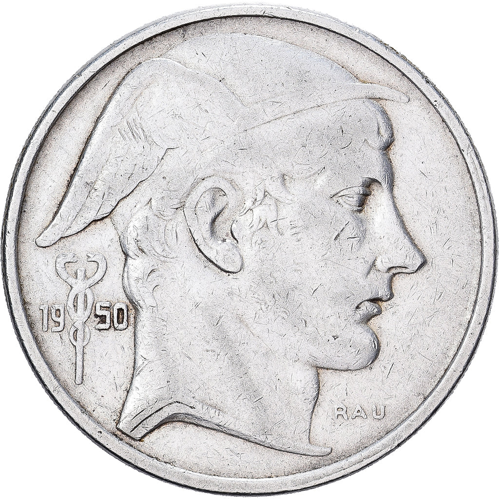 Bélgica, Régence Prince Charles, 50 Francs, 50 Frank, 1950, Brussels, Plata