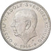 Suecia, Gustaf VI, 5 Kronor, 1966, Plata, EBC, KM:839