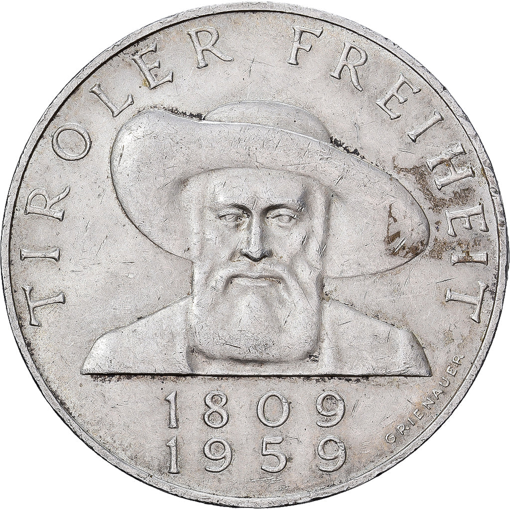 Autriche, 50 Schilling, 1959, Argent, TTB+, KM:2888