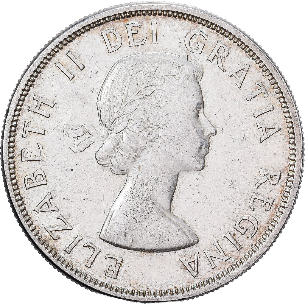 Canada, Élisabeth II, Dollar, 1960, Royal Canadian Mint, Argent, TTB+, KM:54