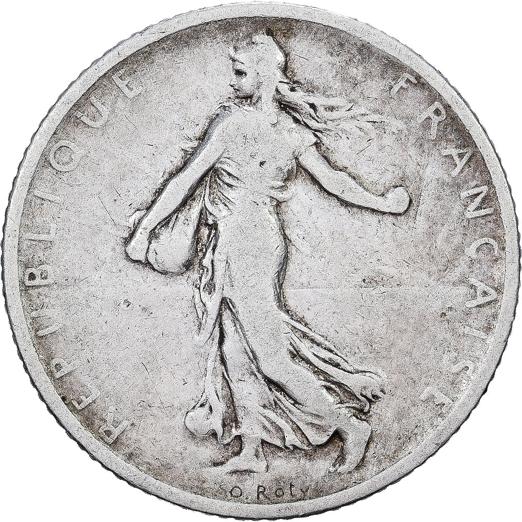Francja, Franc, Semeuse, 1899, Paris, Srebro, VF(20-25), Gadoury:467, KM:844.1