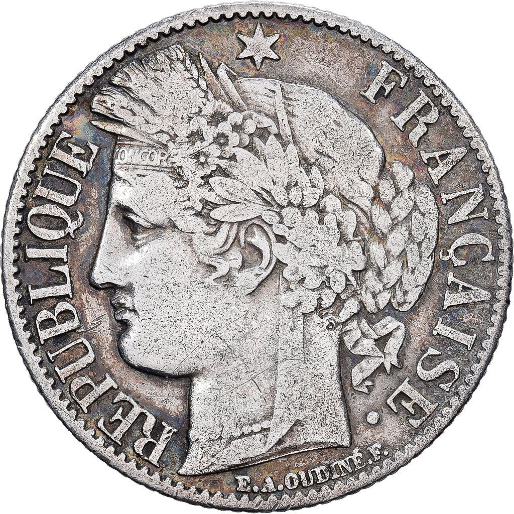 France, Franc, Cérès, 1881, Paris, Argent, TB+, Gadoury:465a, KM:822.1