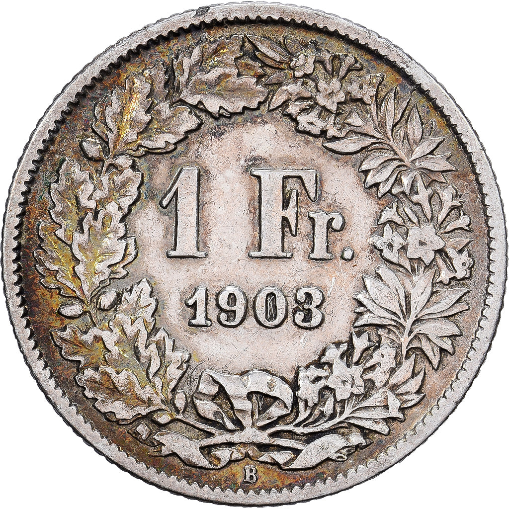 Schweiz, Franc, 1903, Bern, Silber, S+, KM:24