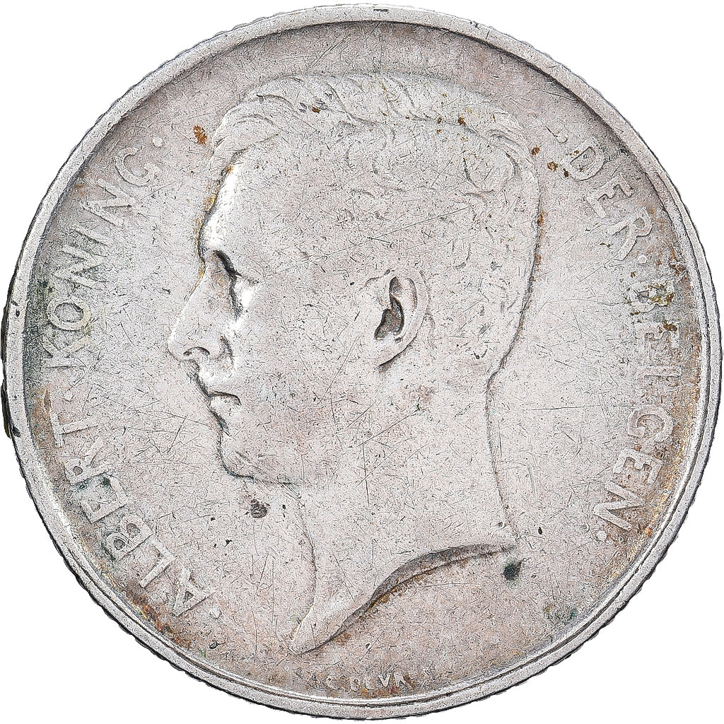 Belgique, Albert I, Franc, 1912, Bruxelles, Argent, TTB, KM:73.1