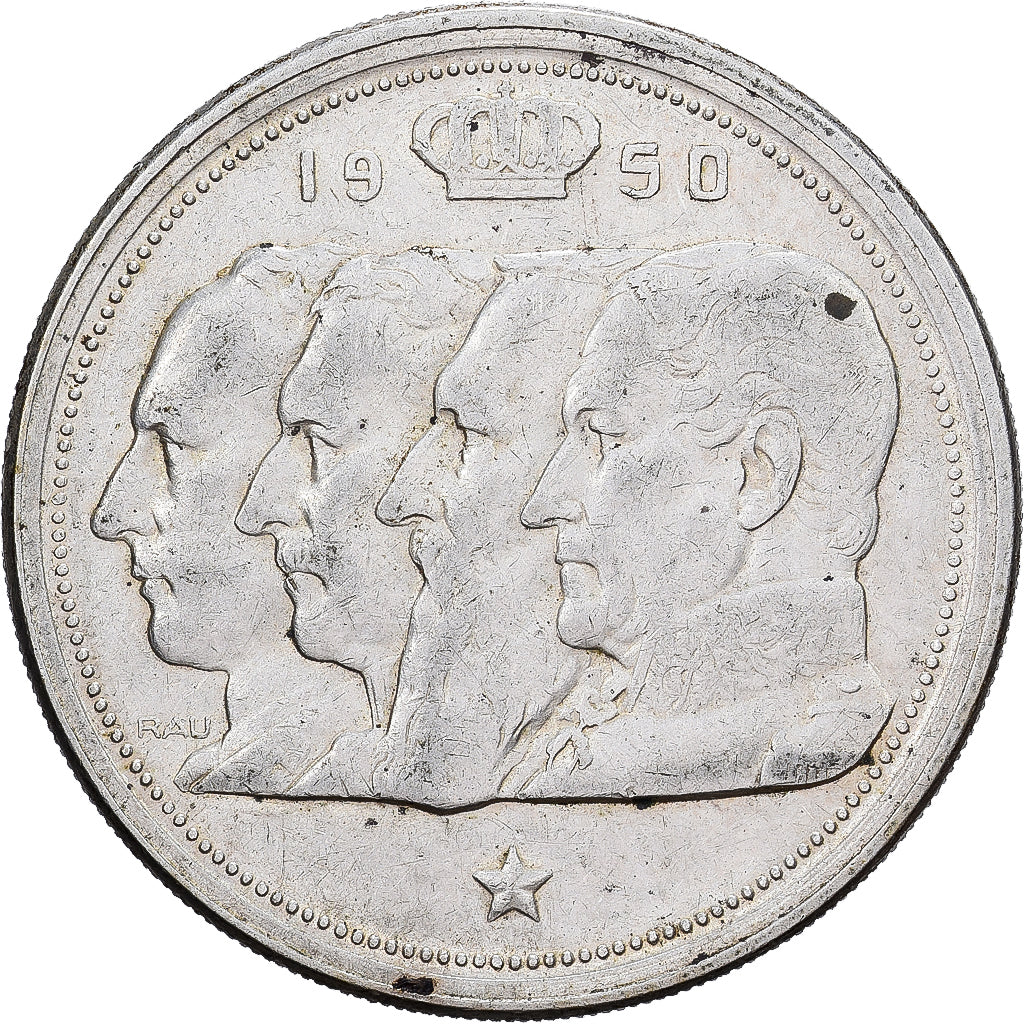 Bélgica, Régence Prince Charles, 100 Francs, 100 Frank, 1950, Brussels, Plata