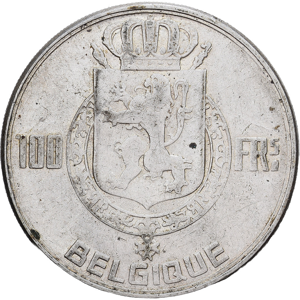 Bélgica, Régence Prince Charles, 100 Francs, 100 Frank, 1950, Brussels, Plata