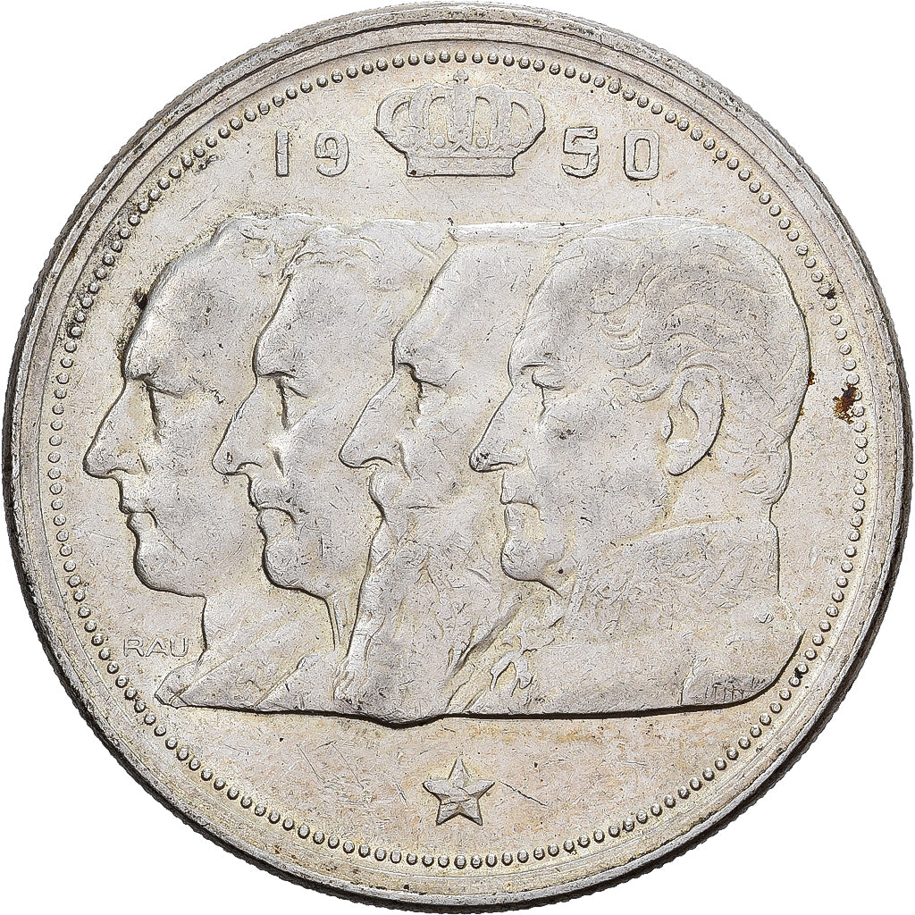 Bélgica, Régence Prince Charles, 100 Francs, 100 Frank, 1950, Brussels, Prata