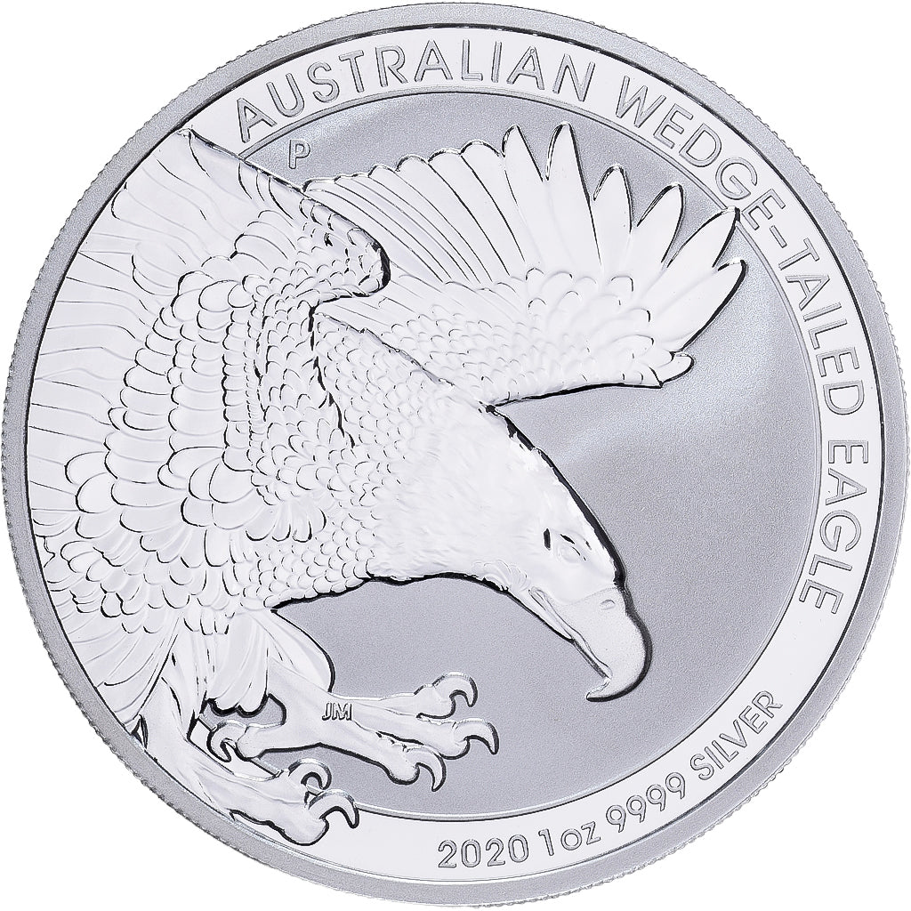 Australia, Elizabeth II, 1 Dollar, 1 Oz, Australian Wedge-Tailed Eagle, 2020