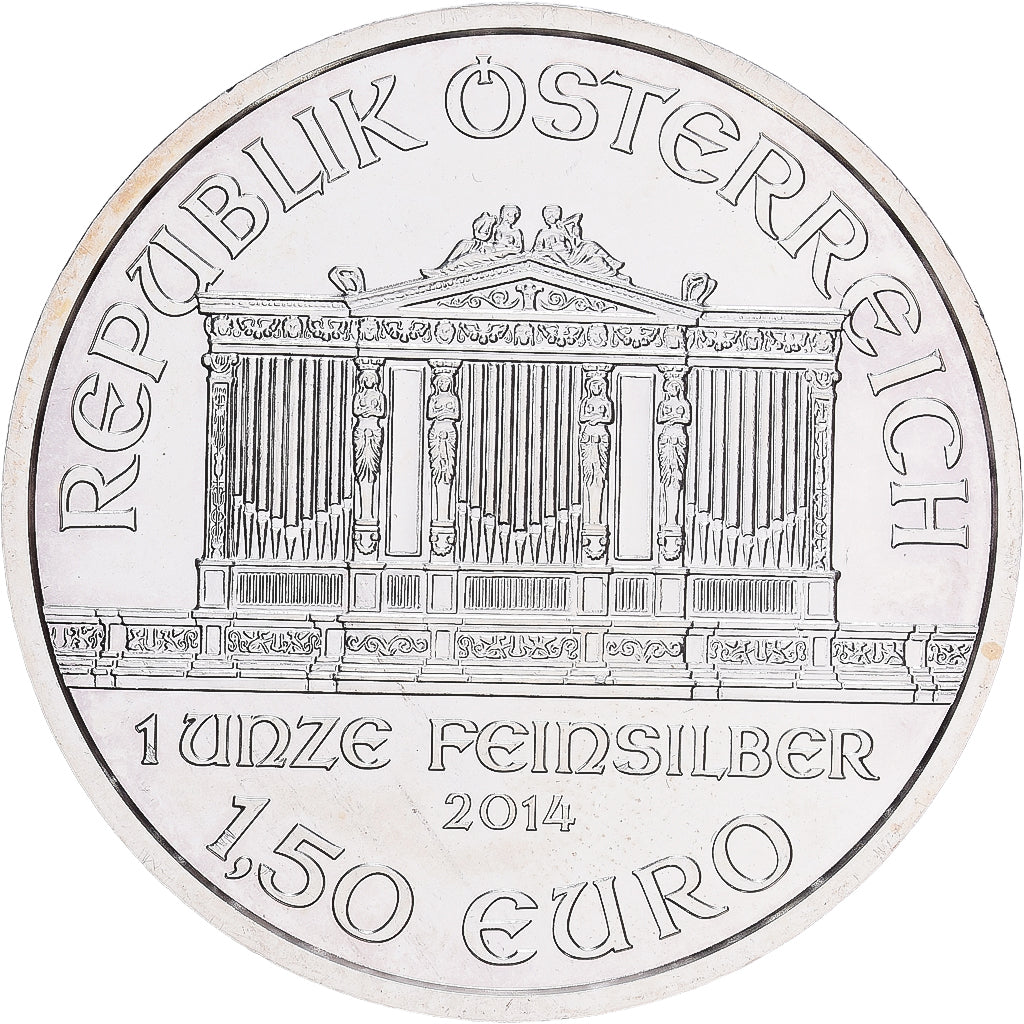Autriche, 1.5 EURO, Orchestre philharmonique, 2014, Argent, FDC