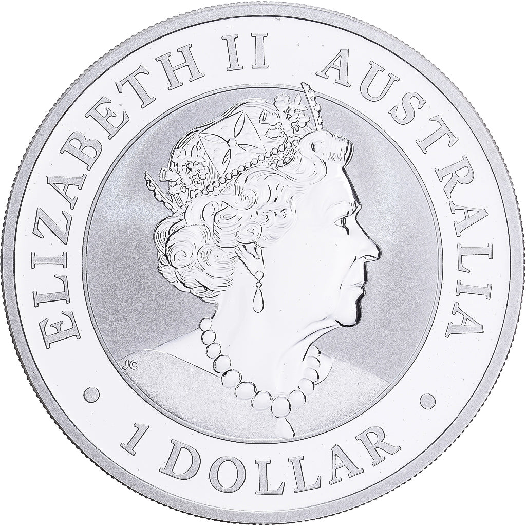 Australië, Elizabeth II, 1 Dollar, 1 Oz, Australian Emu, 2019, Royal Australian