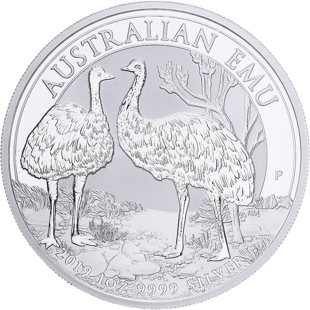 Australië, Elizabeth II, 1 Dollar, 1 Oz, Australian Emu, 2019, Royal Australian