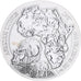 Rwanda, 50 amafaranga, 1 Oz, Hippopotame, 2017, BE, Argent, FDC