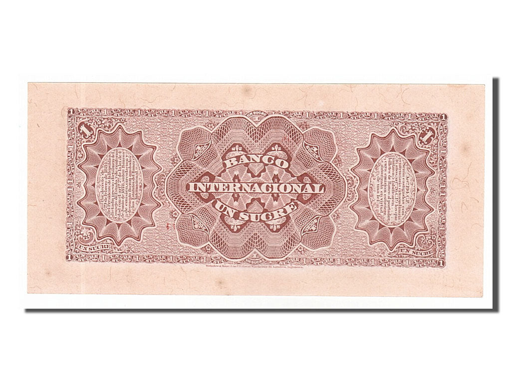 Geldschein, Ecuador, 1 Sucre, UNZ