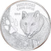 Repubblica Democratica del Congo, 20 Francs, Loup, 2019, 1 Oz, Proof, Argento