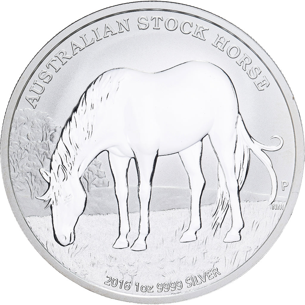Australië, Elizabeth II, 1 Dollar, 1 Oz, Australian Stock Horse, 2016, Royal