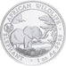 Somalia, 100 Shillings, Elephant, 2019, 1 Oz, Proof, Silber, STGL
