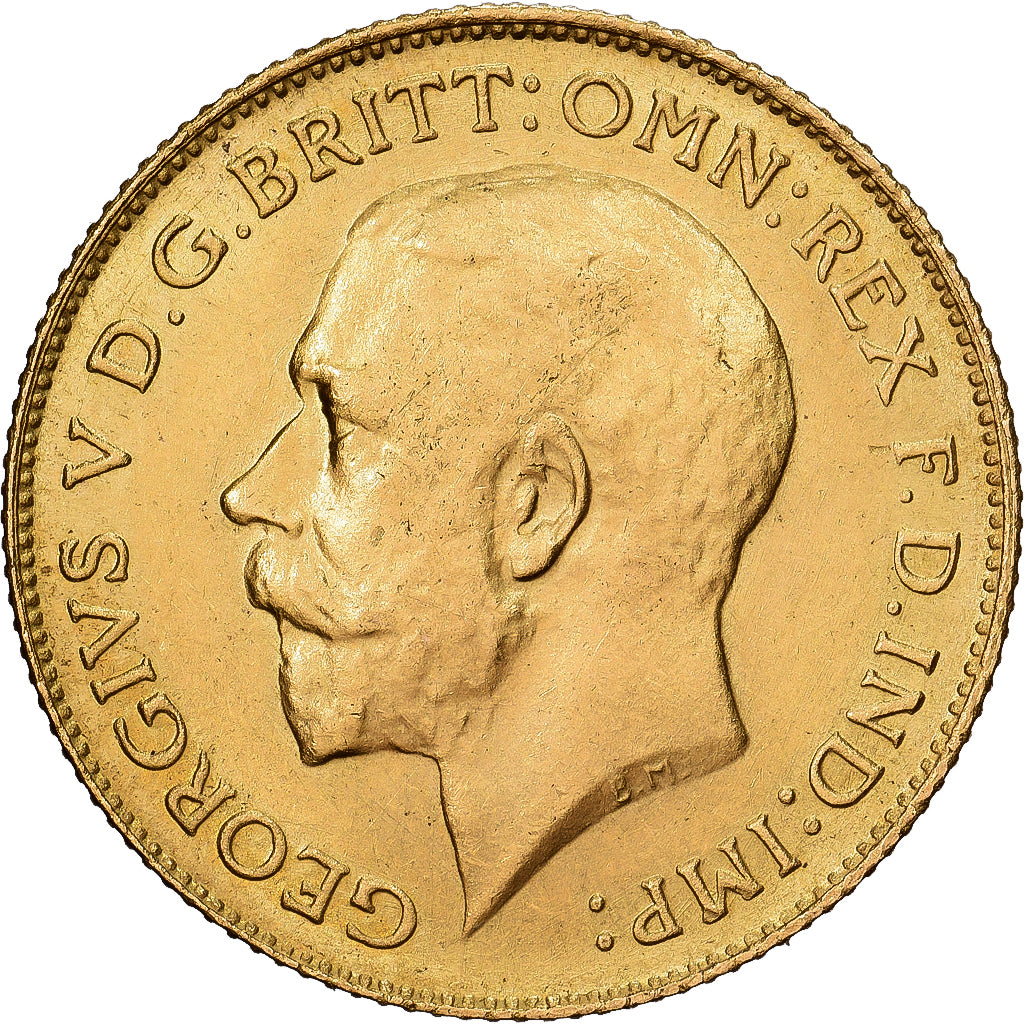 Sudafrica, George V, 1/2 Sovereign, 1925, Pretoria, Oro, SPL-, KM:20