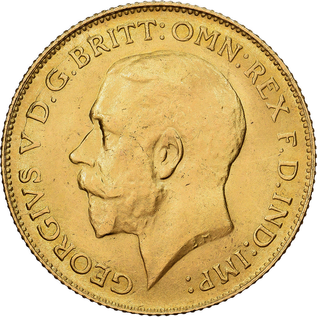 Sudafrica, George V, 1/2 Sovereign, 1925, Pretoria, Oro, SPL-, KM:20