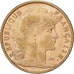 Frankreich, 10 Francs, Marianne, 1907, Paris, Gold, SS, Gadoury:1017, KM:846