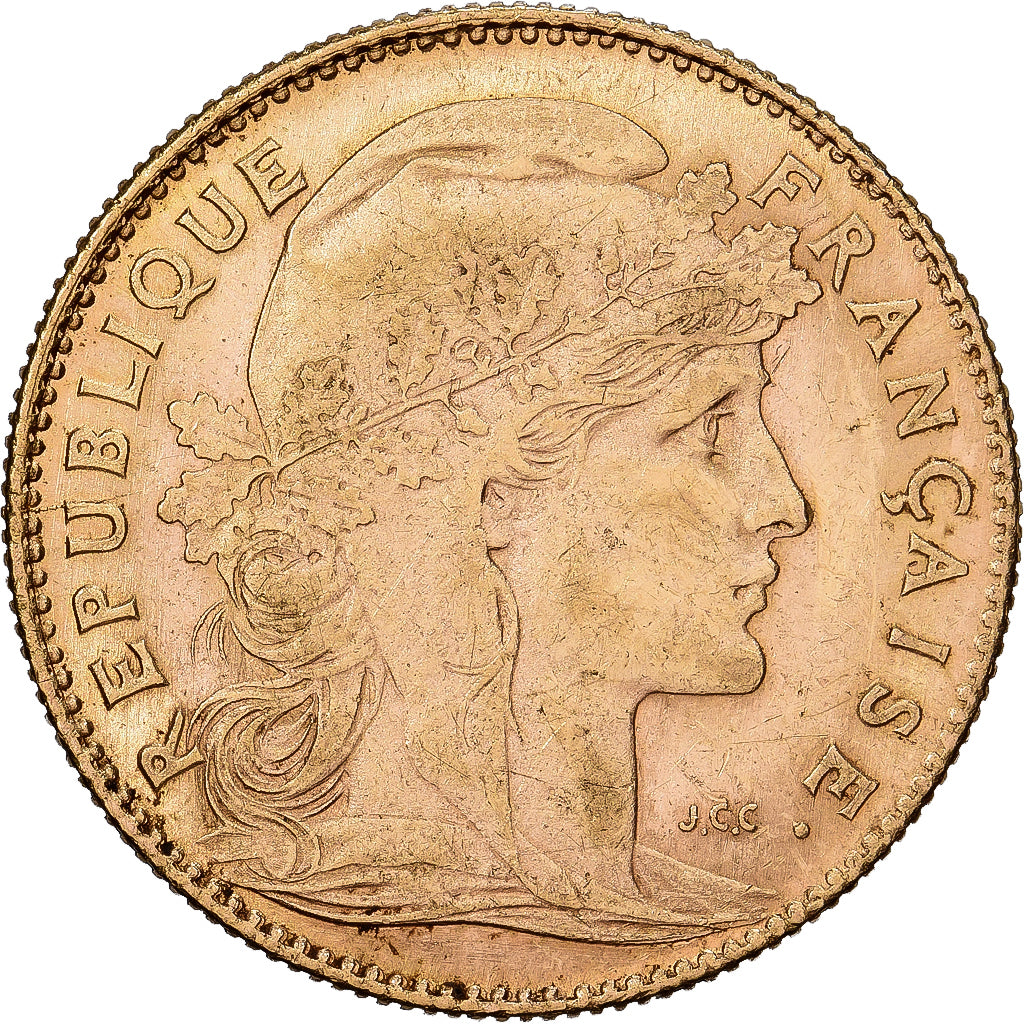 France, 10 Francs, Marianne, 1910, Paris, Or, TTB, Gadoury:1017, KM:846