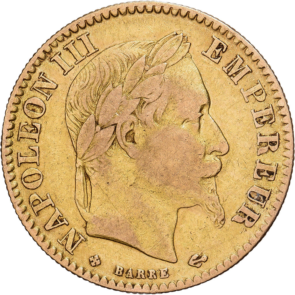 France, Napoléon III, 10 Francs, 1864, Strasbourg, Or, TB+, Gadoury:1015