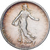 France, Franc, Semeuse, 1916, Paris, Silver, AU(55-58), Gadoury:467, KM:844.1