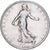 França, Franc, Semeuse, 1919, Paris, Prata, AU(55-58), Gadoury:467, KM:844.1