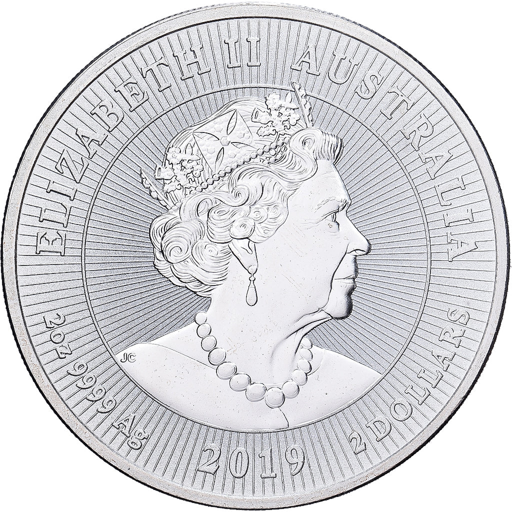 Australie, Élisabeth II, 2 Dollars Oz Proof, Colorful Creatures - Crocodile