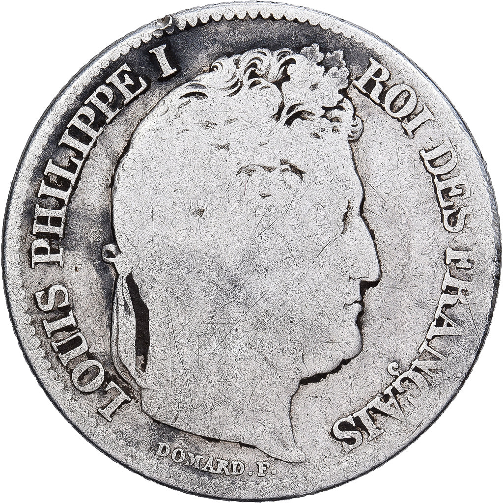 France, Louis-Philippe Ier, Franc, 1834, Lille, Argent, B, KM:748.13