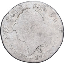 França, 15 Sols, 1/8 ECU, 15 sols françois, 1791, Limoges, 1er sem, Prata