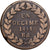 Frankrijk, Louis XVIII, Decime, 1815, Strasbourg, Bronzen, ZF, Gadoury:196c