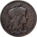 França, 10 Centimes, Dupuis, 1906, Paris, Bronze, EF(40-45), Gadoury:277